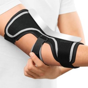 FORTEMOTUS Coudière Attelle, Orthèse du Coude pour Droite et Gauche pour Nerf Ccubital, Syndrome du Canal Cubital, Nuit Dormir et Jour Travaillant, pour Femme et Homme - Taille M (FORTEMOTUS DIRECT FR, neuf)