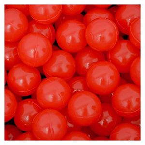 LittleTom 50 Boules Rouges pour Piscine a balles Bebe 5,5 cm en Plastique PE - balles legeres pour Parc de Jeu ou Tente - Jouet pour Interieur et Exterieur (einspreis, neuf)