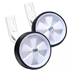 BIKESTAR Stabilisateurs r&eacute;glable pour v&eacute;lo enfant 30.5cm (12 pouces) Couleur Blanc (Star-Trademarks (Concessionnaire Europ&eacute;en), neuf)