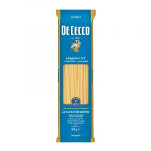 De Cecco Linguine N°7 - Pâtes italiennes 500g pour des plats savoureux et authentiques - Epicerie salée. - Le Lot De 4 (Franc shopping, neuf)