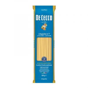 De Cecco Linguine N°7 - Pâtes italiennes 500g pour des plats savoureux et authentiques - Epicerie salée. - Le Lot De 4 (Franc shopping, neuf)