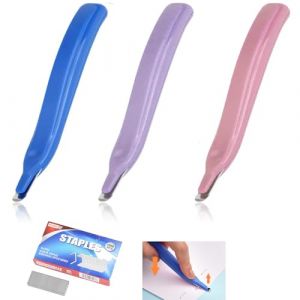 Bamyli 3PCS Extracteur D'agrafes pour Stylo, Arrache Agrafes avec 1000 Agrafes pour L'école, Désagrafeur Magnétique Professionnelle Outil de Extracteur pour L'école, le Bureau et la Maison (YuYouFeiZhou, neuf)
