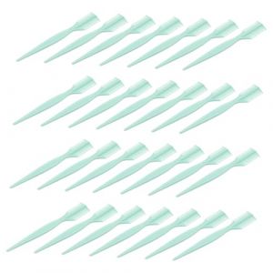 WOFASHPURET 50 Pi&egrave;ces Peigne Sourcils Portable S&eacute;parateur Sourcils Outil Maquillage Peigne Frange Compact Pratique Set (Leiyun, neuf)