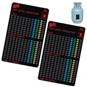 2 Pi&egrave;ces Magn&eacute;tique Bouteille Gaz Propane Butane Indicateur de Niveau Jauge Caravane Voyage Camping (HU YUAN JIN DE DIAN, neuf)