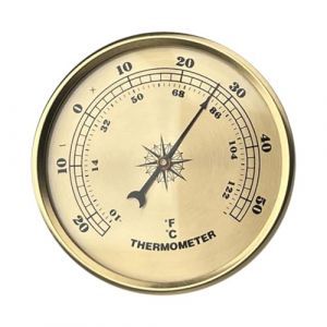 Baoblaze Thermomètre intérieur/extérieur, thermomètre rond décoratif léger et polyvalent pour chambre, terrasse, maison (Baoblaze Online, neuf)