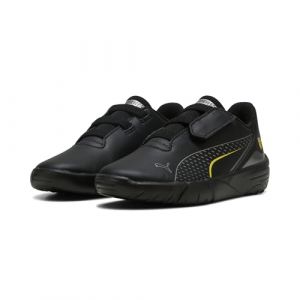 PUMA Sneakers Drift Cat 11 Scuderia Ferrari Enfant et Adolescent 31, Black Speed Yellow (PUMA, neuf)