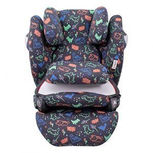 JYOKO Kids Housse pour siège Auto bébé en Coton Compatible avec Cybex Pallas M - S Fix y Pallas B - Fix (Happy Dino) (JYOKO, neuf)