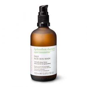 Spilanthox therapy - Daily Aloe Skin Wash - Soin du visage - nettoyage en douceur - Nettoyage du visage - Aloe Vera bio & huile d'amande - d&eacute;maquille en profondeur - cosm&eacute;tique naturel vegan - 100ml (Spilanthox, neuf)