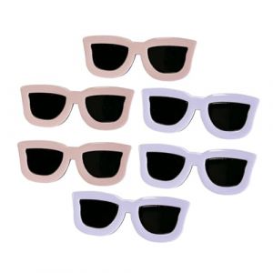 Alipis 6pi&egrave;ces Clip De Lunettes Forme De Pinces &agrave; Cheveux Barrettes Cr&eacute;atives Pour Frange Coiffe Pour Filles Lot De Clips Lunettes De Soleil (Calloway Pagan, neuf)