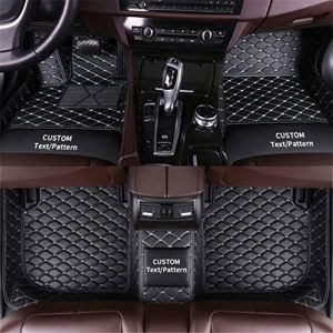 Jialuode Personnalisés Tapis de Sol Voiture pour Renault Espace Captur Talisman Laguna Megane Notchback Koleos Latitude Scenic Fluence Megane Logan Sanddero Kadjar Clio Noir et Beige (Gelingsi, neuf)