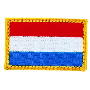 Akachafactory Patch &eacute;cusson brod&eacute; Drapeau Luxembourg thermocollant Insigne Blason Backpack (Akachafactory, neuf)