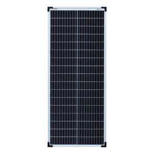 enjoy solar Panneau Solaire Monocristallin 80 W 12 V, panneaux solaires de 182 mm, 10 barres de bus. Panneau solaire id&eacute;al pour camping-car, balcon, abri de jardin, bateau (Version DataCollect&reg;) (SolarV GmbH, neuf)
