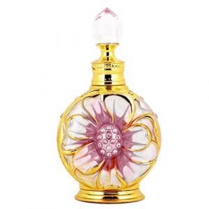 Bouteille de parfum vintage de 12 ml - Vide - Rechargeable - Pour huiles essentielles - Pour f&ecirc;te, mariage, d&eacute;coration - Cadeau - Bouteilles d'huile essentielle - Pr&eacute;sentoir vide (-hu-, neuf)