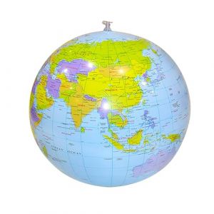 Globe Terrestre Enfant,Globe Gonflable Monde Ballons Globe de Terre Géographique éducatif Globe Gonflable Interactif Mappemonde pour L'école Jeux et Jeux éDucatifs (Xing E-commerce, neuf)