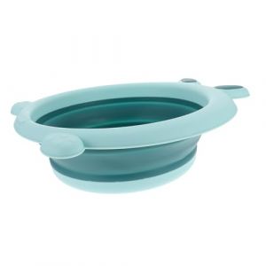 Gatuida Lavabo Pliable pour B&eacute;b&eacute; Taille Moyenne Lavabo Portatif Bassin Pliant en Plastique Vert Cartoon Lapin Bain Pieds Gar&ccedil;on et Filles Usage Domestique (Queenie ruy, neuf)