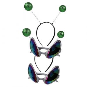 BESPORTBLE 2 Ensembles Lunettes Bandeau Amusantes Lunettes Fantaisie Accessoires D&eacute;guisement F&ecirc;tes Bandeau (Giovanna Baillie, neuf)