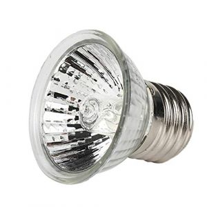 Ardentity UV Chauffage, Lampe Tortue Terrestre Chauffante Reptiles et Amphibiens pour Aquarium &Eacute;clairages 25/50/75W UVA UVB (courti, neuf)