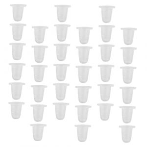 Healvian Lot De 200 Gobelets À Pigments En Silicone Pour Porte-gobelets À Pigments Demi-gobelets Pour Maquillage (Le Sengyu, neuf)