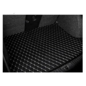 Tapis Protection Tapis De Coffre en Cuir pour Mercedes pour Benz Classe GLS X167 2020 2021 Doublure Chargement, Plateau, Housse Antidérapante(Black beige-1pcs) (CHIWANLIANGPI-EU, neuf)