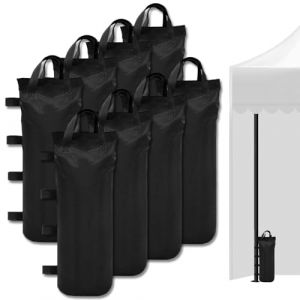 YSOOUA Sacs de Sable Poids pour Tonnelle Sac de Sable 8 Pièces Sacs de Poids pour Tente de Canopée, Parapluie de Terrasse, Mobilier d'extérieur (Daily Creativity Shop, neuf)
