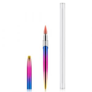 Stylo de cire pour strass, stylo à strass en acier inoxydable avec poignée ergonomique pour strass, stylo à pointiller, applicateur rose (NAEANSTOER, neuf)