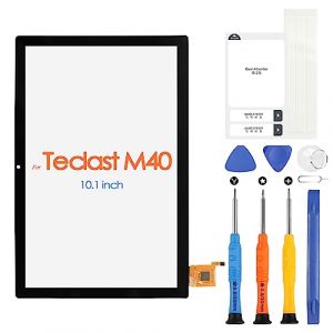 ARSSLY Écran tactile pour Teclast M40 Écran, M40 Digitizer Sensor 10,1 Pouces Écran Tactile pour Teclast M40 Digitizer Panneau Verre avec Réparation Kit, Noir (Non LCD Affichage) (Little Wasp, neuf)