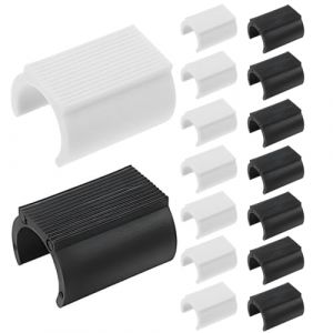 LACHT 16 Pi&egrave;ces Patin De Chaise En Forme De U Pieds De Chaise En Plastique Patin Chaise De Table En Forme De U Patin De Glissement Avec Patins En Feutre Pour Chaise En Porte-&Agrave;-Faux (candy27seven, neuf)