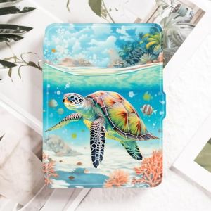 Coque pour Kindle 8&Egrave;me G&eacute;n&eacute;ration 2016 Mod&egrave;le N&deg; Sy69Jl, &Eacute;tui De Mise en Veille/R&eacute;veil Automatique pour Liseuse Kindle 6" &Eacute;cran 2016 Housse De Protection pour Liseuse &Eacute;lectronique - Tortue De (Xiangchengshijiesenriyongbaihuojingyingbu, neuf)