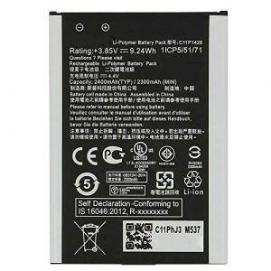 Batterie compatible avec ASUS Zenfone 2 Laser 5.0" ZE500KL C11P1428 Haute capacit&eacute; 2400 mAh avec kit de d&eacute;montage inclus (Ellenne Store, neuf)