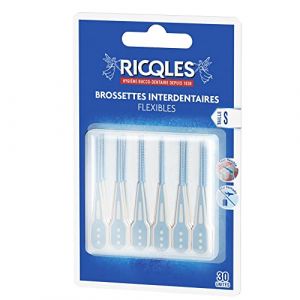 Brossettes Interdentaires Flexibles Taille S 30 Unites Juvasante Ricqles (QualityFirst10, neuf)