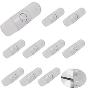 securite placard enfantprotection placard bebebloc tiroir securite bebebloque porte b&eacute;b&eacute;Verrous d'armoire de s&eacute;curit&eacute; pour enfants avec double interrupteur de s&eacute;curit&eacute; (10 packs). (QUQU JIANING, neuf)