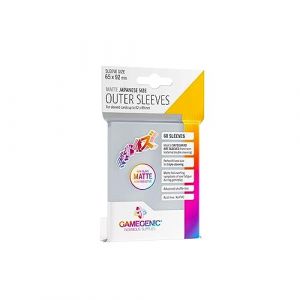 Housses pour Cartes Outer Sleeves Matte Japanese Size (Playin by MagicBazar, neuf)