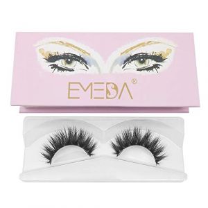 3D Cils individuels Faux Vison Cils 1 paire Faux Mink Cils Naturels Cils épais Cils Longs Naturels pour la Beauté (EMEDA Lash, neuf)