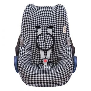 JYOKO KIDS Housse pour siège auto bébé en coton compatible avec Maxi Cosi Cabriofix (VICHY) (JYOKO, neuf)
