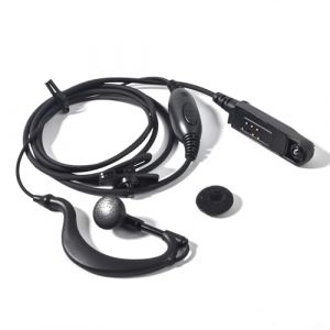 HYS Casque Radio 2 Broches Compatible avec Baofeng UV-9G UV-9R GT-3WP UV-9R Plus UV-9R Plus MK1 UV-9R Pro UV-82WP(T-56) BF-T57 BF-9700 (Forme G) (Two Way Radio Store, neuf)