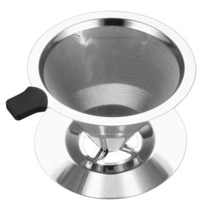 1 PcsFiltre a Cafe, Filtre à Café Permanent en Acier Inox Réutilisable, Filtre à Café en Acier Inoxydable Manuel, Filtres Cafe sans Papier Maille 600 pour Préparation Manuelle du Cafés 1 à 2 Tasses (ShenZhenWenChangXiMaoYiYouXianGongSi, neuf)