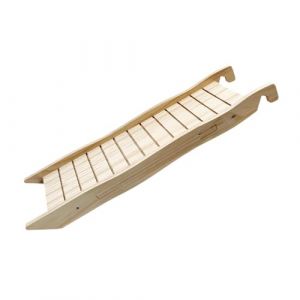 MagiDeal Pont pour Hamster Nain, &eacute;chelle Suspendue pour Cage en Bois, Jouet d'escalade pour Hamster, Rampe pour clapier &agrave; Lapin, &eacute;chelle en Bois pour Hamster, A (Grand Plaisir 360, neuf)