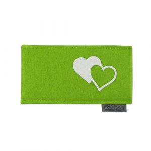 &Eacute;tui &agrave; pilules avec motif c&oelig;ur pour pilule contraceptive pour le rangement, housse de pilule contraceptive (vert) (Goldi-Design, neuf)