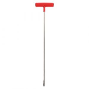 Ipetboom Crochet de Levage en Acier Inoxydable 47 Cm Poign&eacute;e Gain&eacute;e, Outil Portable pour Plaque D'&eacute;gout, Crochet de T R&eacute;sistant, pour Entretien Industriel et Levage Manuel (hikarish, neuf)