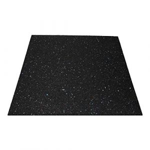 LUTH Premium Profi Parts Tapis Noir antidérapant Amortisseur de Vibrations Tapis Anti Vibrations Isolation phonique 600 x 600 x 20 mm Isolant idéal pour Machines à Laver et sèche-linges (stock de pièces détachées, neuf)