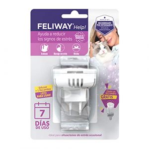 FELIWAY Aide Aidez Votre Chat dans des Situations de Stress Occasionnelles (diffuseur + Remplacement) (Barakaldo Vet Shop, neuf)