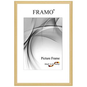 FRAMO Cadre photo étroits 33 x 48 cm en bois massif | Nature | Couleur/taille sélectionnable | Cadre pour affiches | Puzzles | Photos N°080 (Framecenter24_online, neuf)