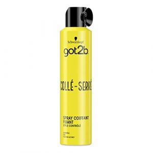 Schwarzkopf - Got2b - Spray Coiffant Fixant Cheveux Collé-Serré - Ne Colle Pas - Fixation Totale - 300ml (Evon Paris, neuf)