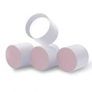 RCHYFEED Rehausseur Pieds de Lit 5cm, Lot de 4 &Eacute;largies Rehausseurs de Meuble 2 Pouces Acier Carbone Autocollant, Augmenter Hauteur de 50mm d&rsquo;Espace pour Canap&eacute; Lit, Table, Chaise, ​Bureau et Bedding (RCHYFEED-FR, neuf)