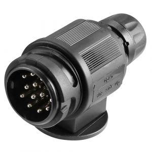 AGRISHOP Prise remorque 13 Broches Etanche,12V 13 Broches Connecteur Prise Attelage de Remorque Male pour Porte-Vélos Caravane Fiche Remorque 13 Broches Male (AGRISHOP, neuf)