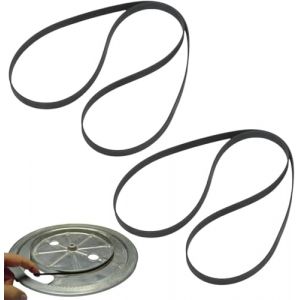 2 Pièces Courroies pour Platine Vinyle, 172x5x06mm (Dépliée 270mm), Compatible Tous Modèles Rétro, Courroies de Remplacement pour Tourne-Disques, Lot de 2 (STANMAR CONCEPT, neuf)