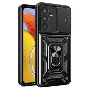 RankOne Coque pour Samsung Galaxy A05s (6.7" inches) PC Ring Armor Push Window Anti Drop Étui - Noir (Rankone, neuf)