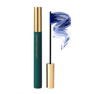 Mascara Coloré Pour un Maquillage Des Yeux Longue Durée, Mascara de Curling Mince Et Durable Coloré en 3D, Cils Épais Et Longs Maquillage Des Yeux Imperméable et Anti-bavures, Bleu (Okssud, neuf)