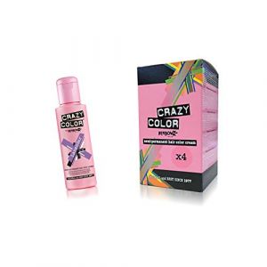 Crazy Color Couleur/ Dye de cheveux semi-permanent 100 ml (taux de 4) Violet (Online Wellness Ltd, neuf)
