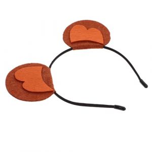 Veemoon bandeau de singe accessoire cheveux fille oreilles de singe bandeaux d'animaux pour femmes costume d'animaux mignon bandeau bandeaux mignons Accessoires pour femmes Feutrine Brun (hagan panting, neuf)